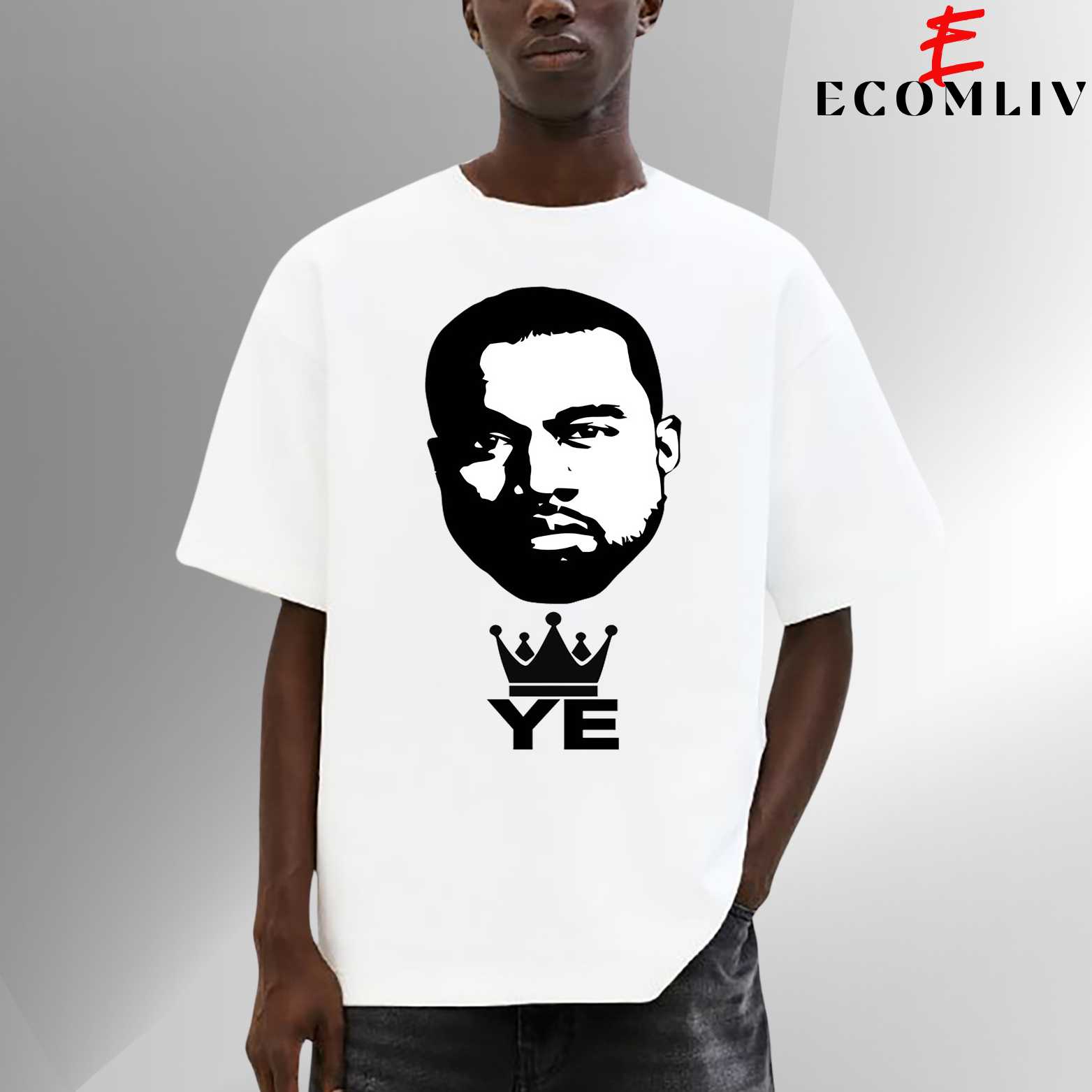 Kanye West Graphic Unisex T Shirt, Streetwear Hip Hop Music Tee